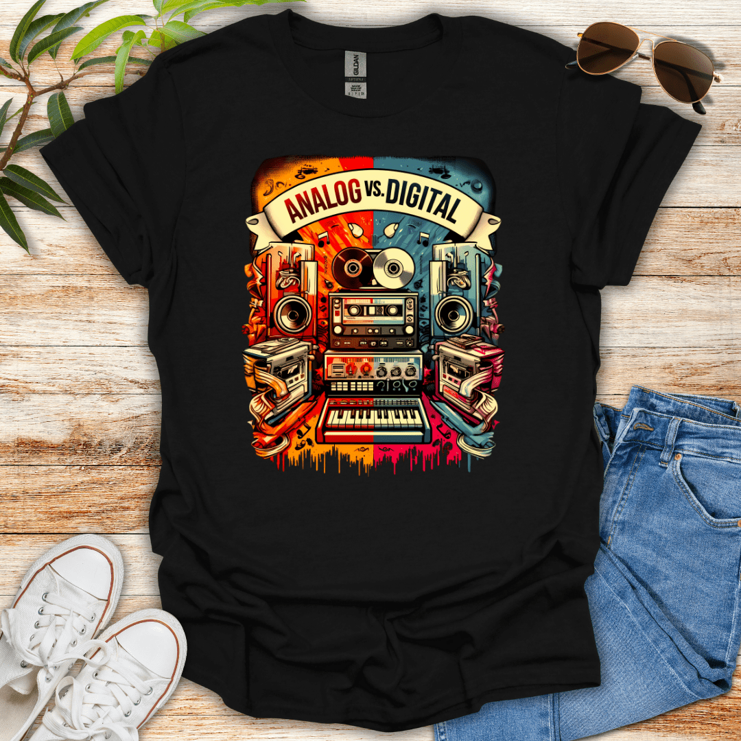 Analog vs Digital Color Tee