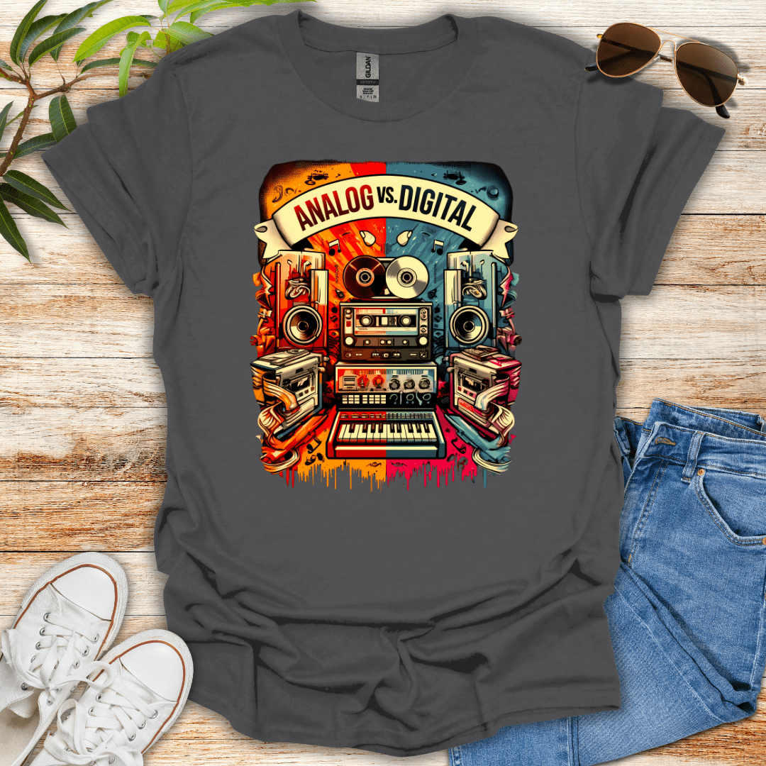 Analog vs Digital Color Tee