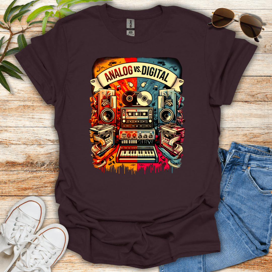 Analog vs Digital Color Tee