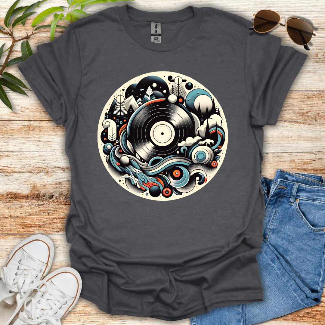 Abstract Vinyl Tee