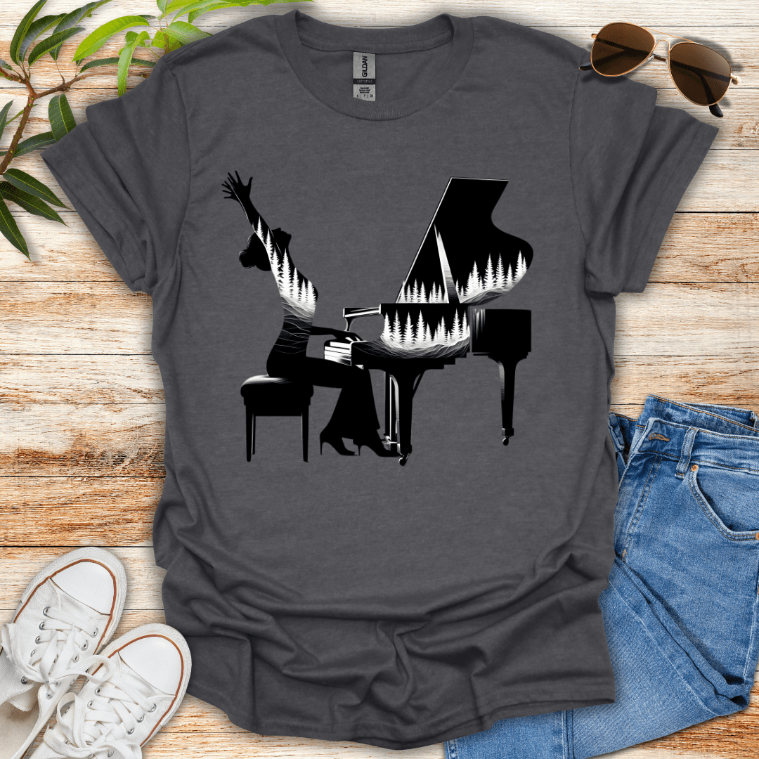 Piano Silhouettes Tee