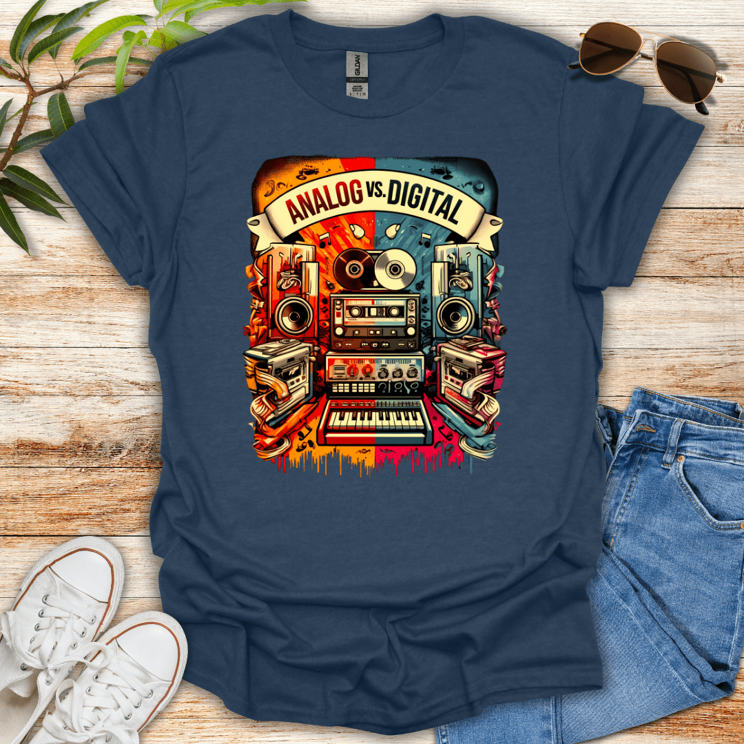 Analog vs Digital Color Tee