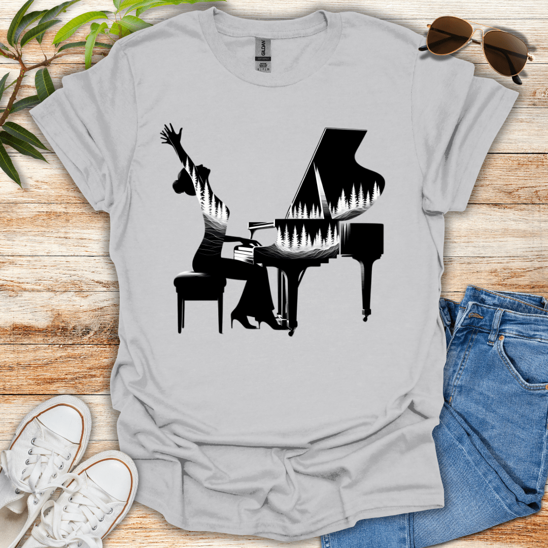 Piano Silhouettes Tee