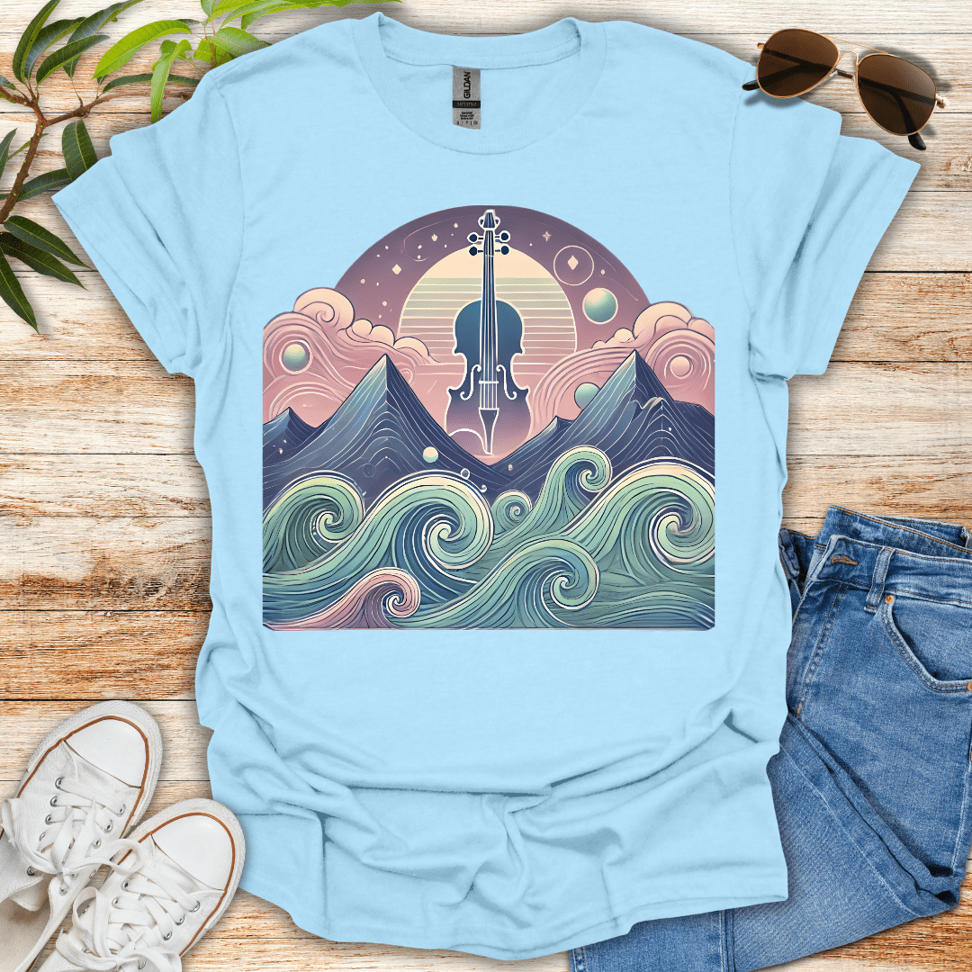 Violin Waves Tee
