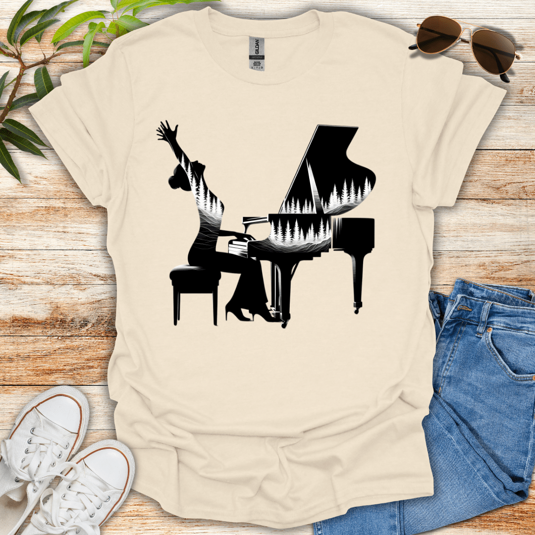 Piano Silhouettes Tee
