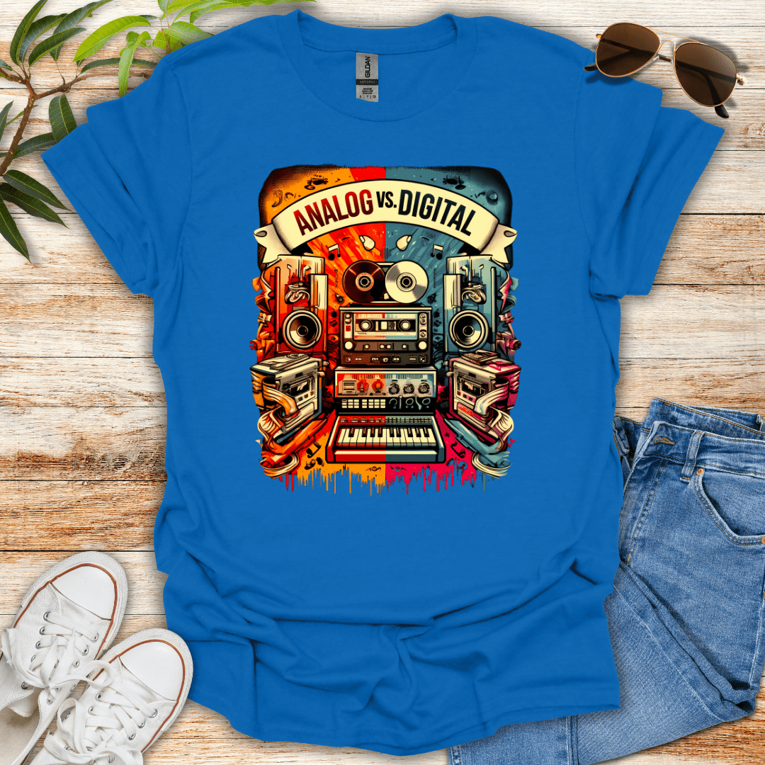Analog vs Digital Color Tee
