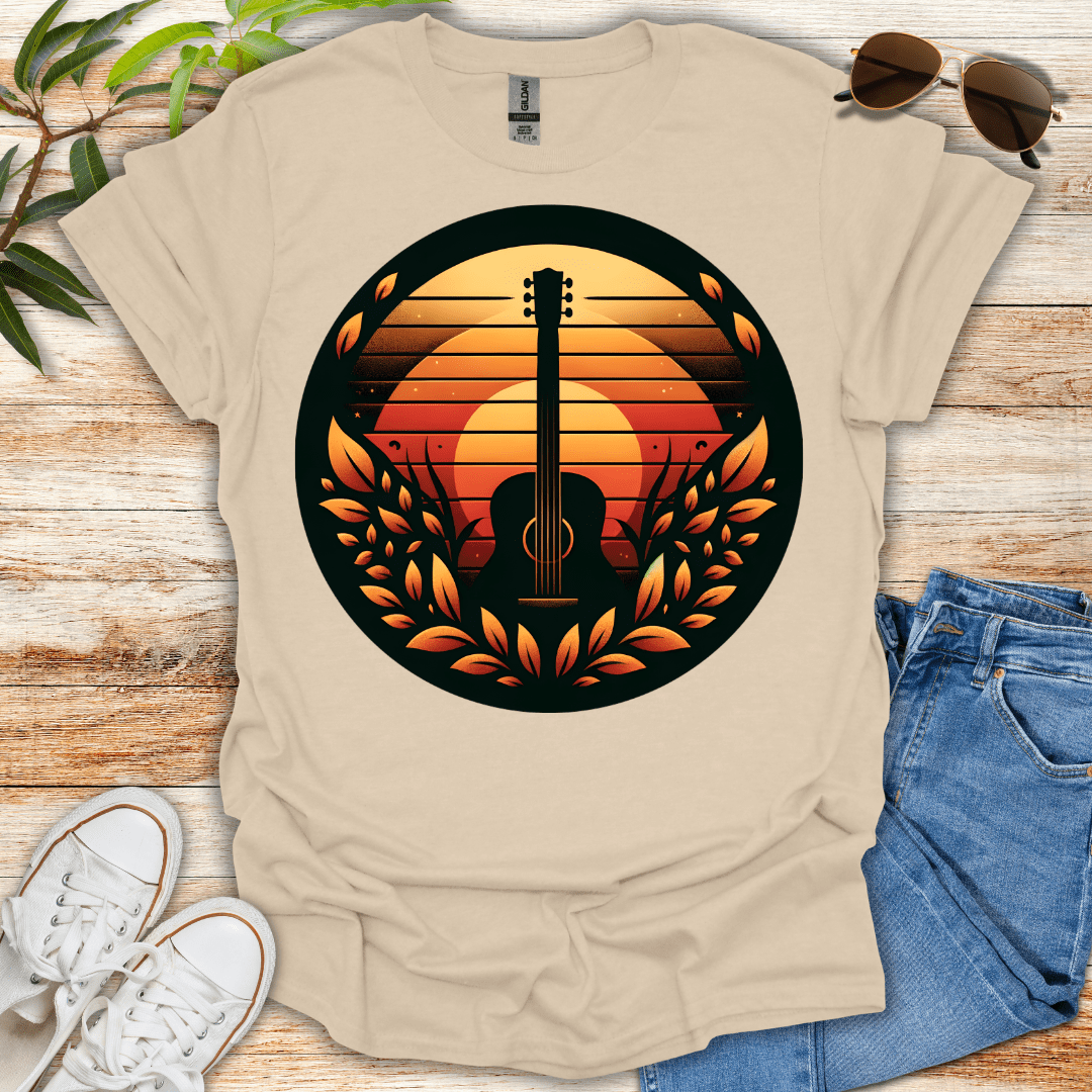 Sunset Strings Tee