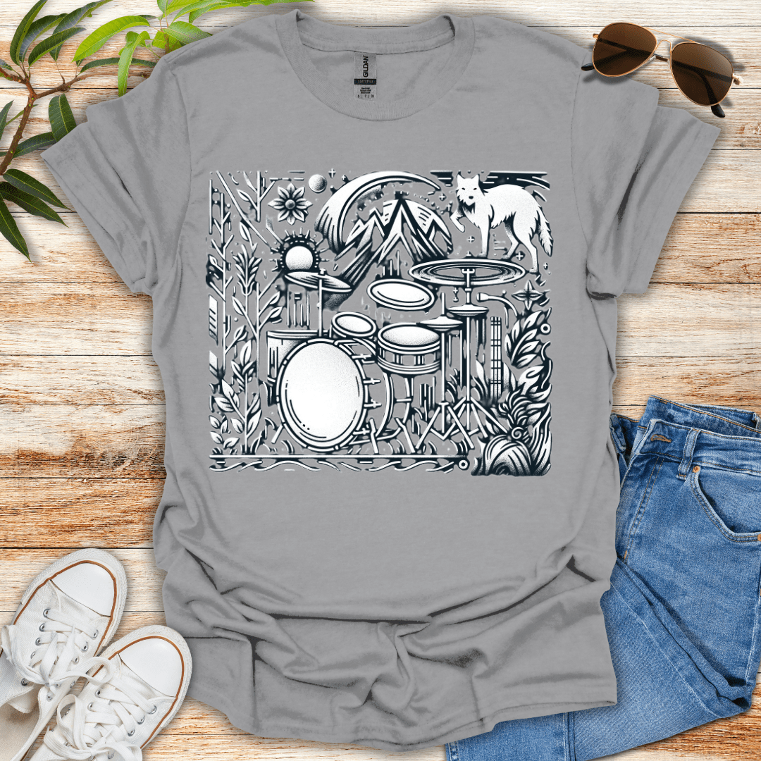 Drummer Wolf Tee