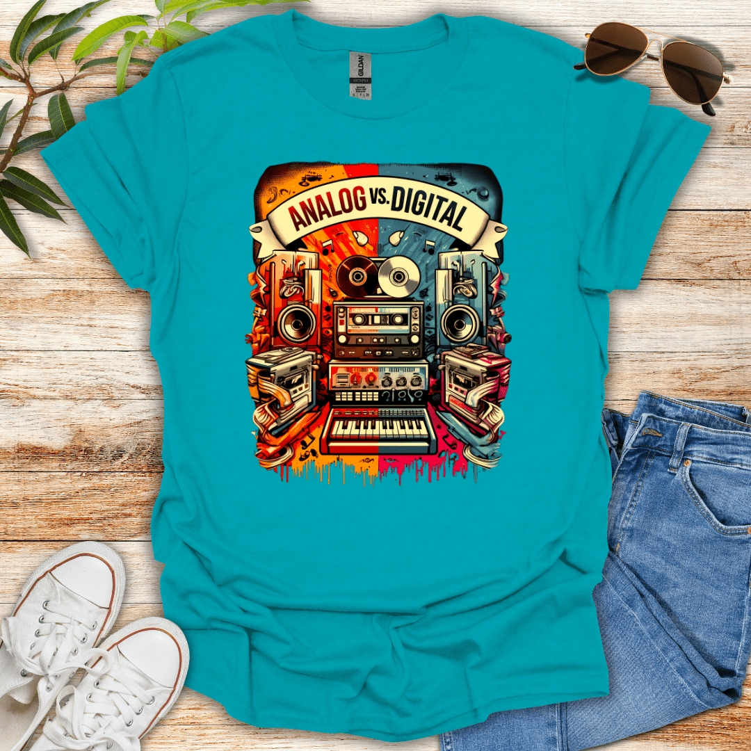 Analog vs Digital Color Tee