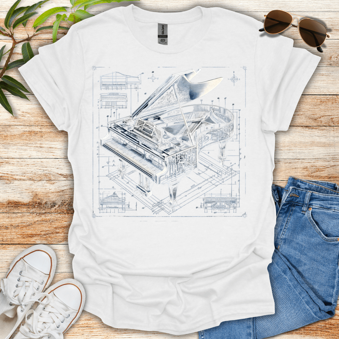 Piano Print Tee