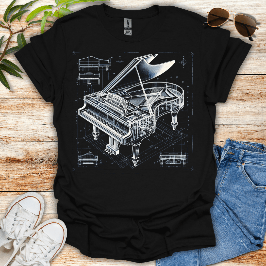 Piano Print Tee