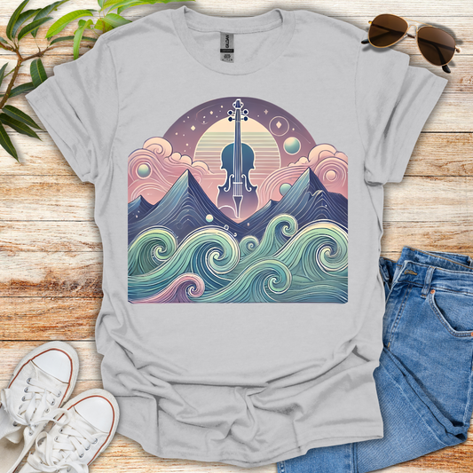 Violin Waves Tee