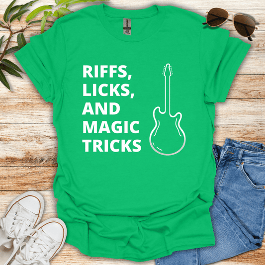 Riffs, Licks and Magic Tricks Tee