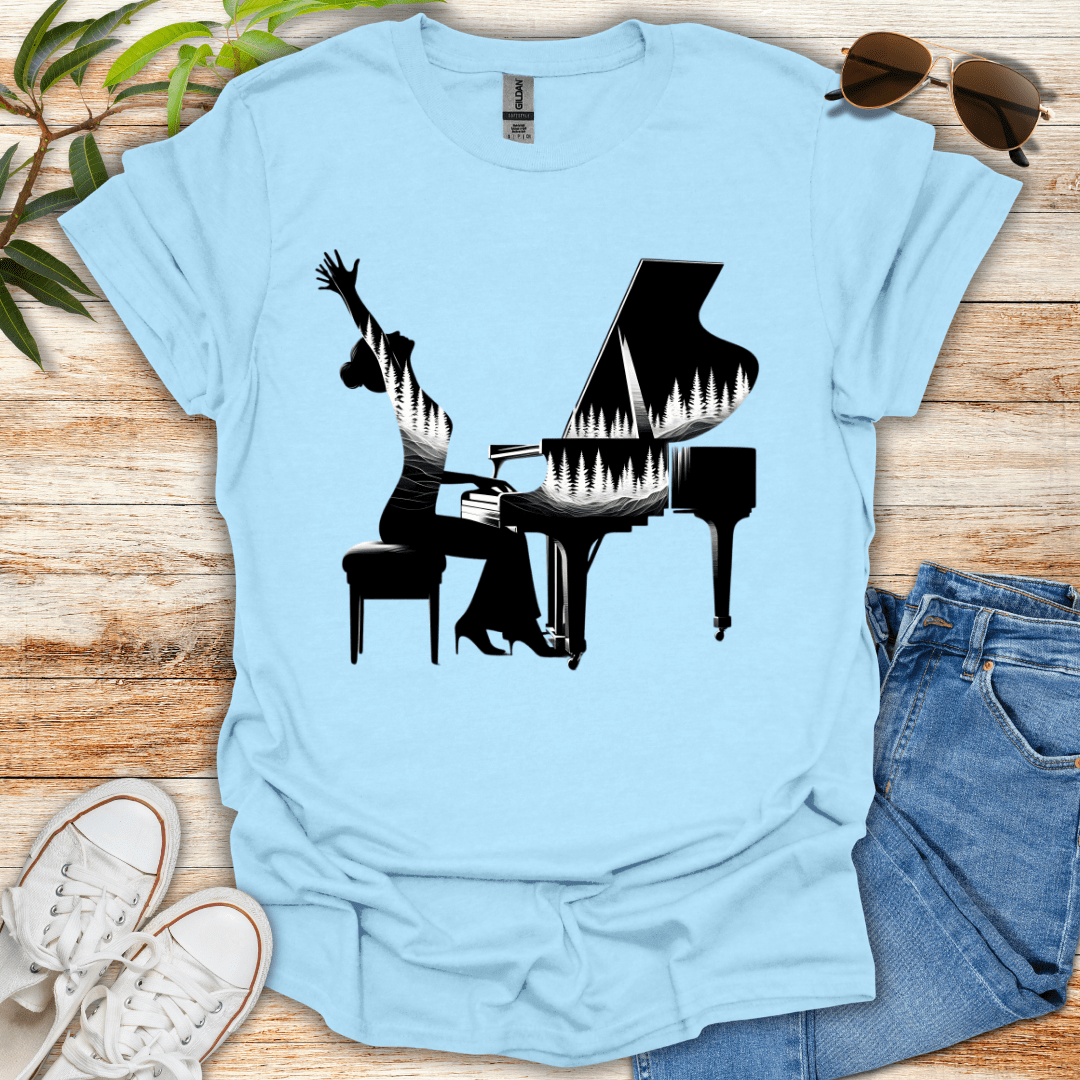 Piano Silhouettes Tee