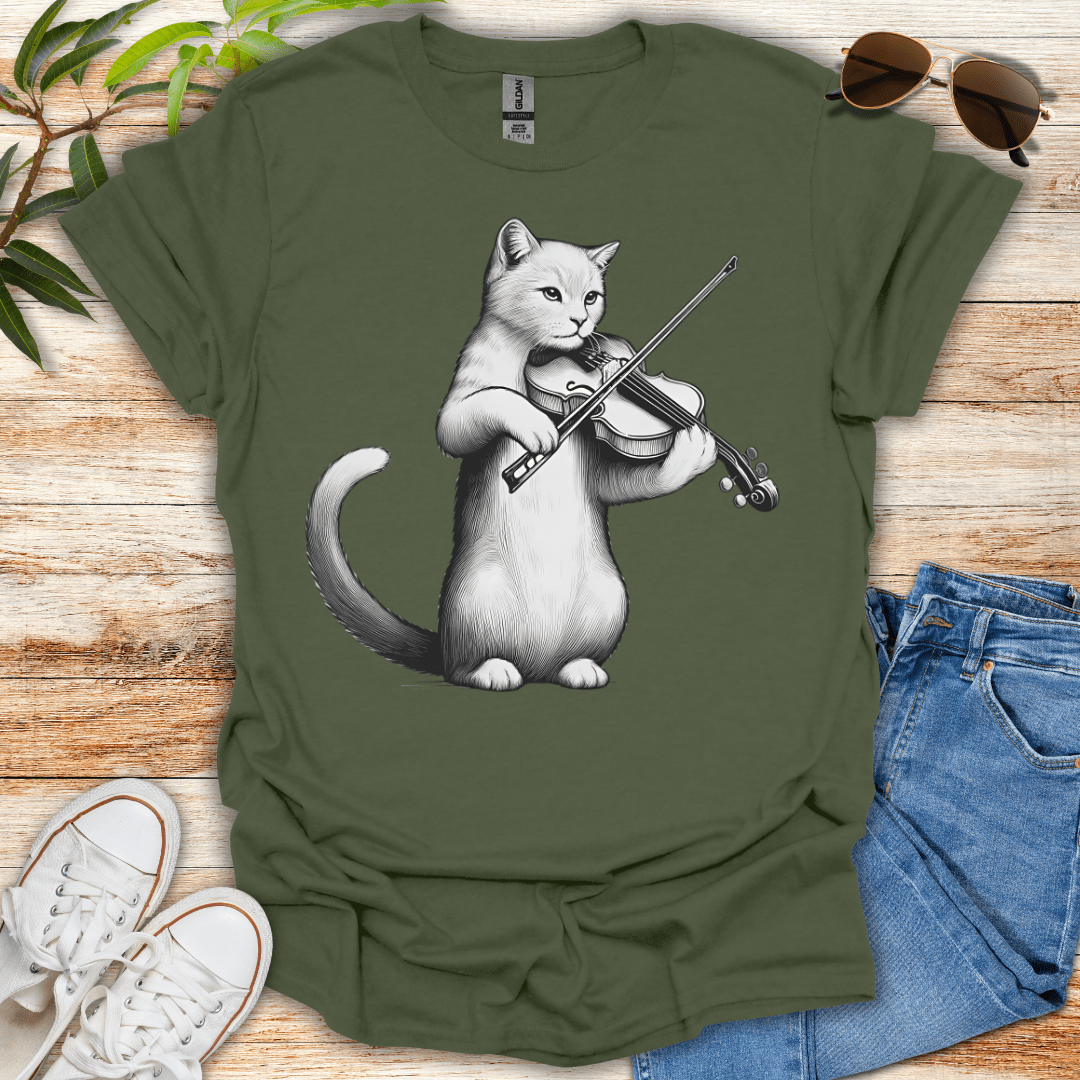 Cat Strings Tee