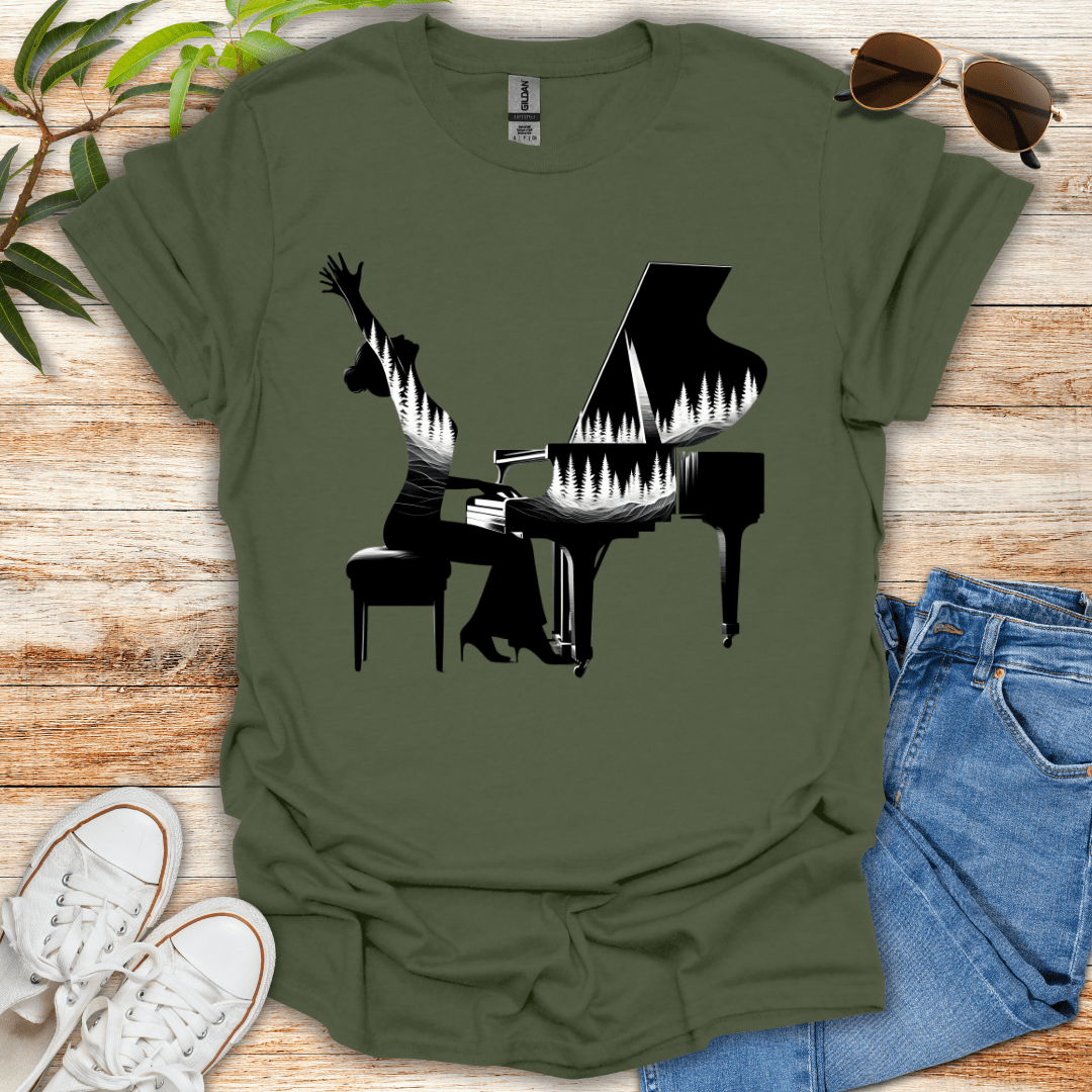 Piano Silhouettes Tee