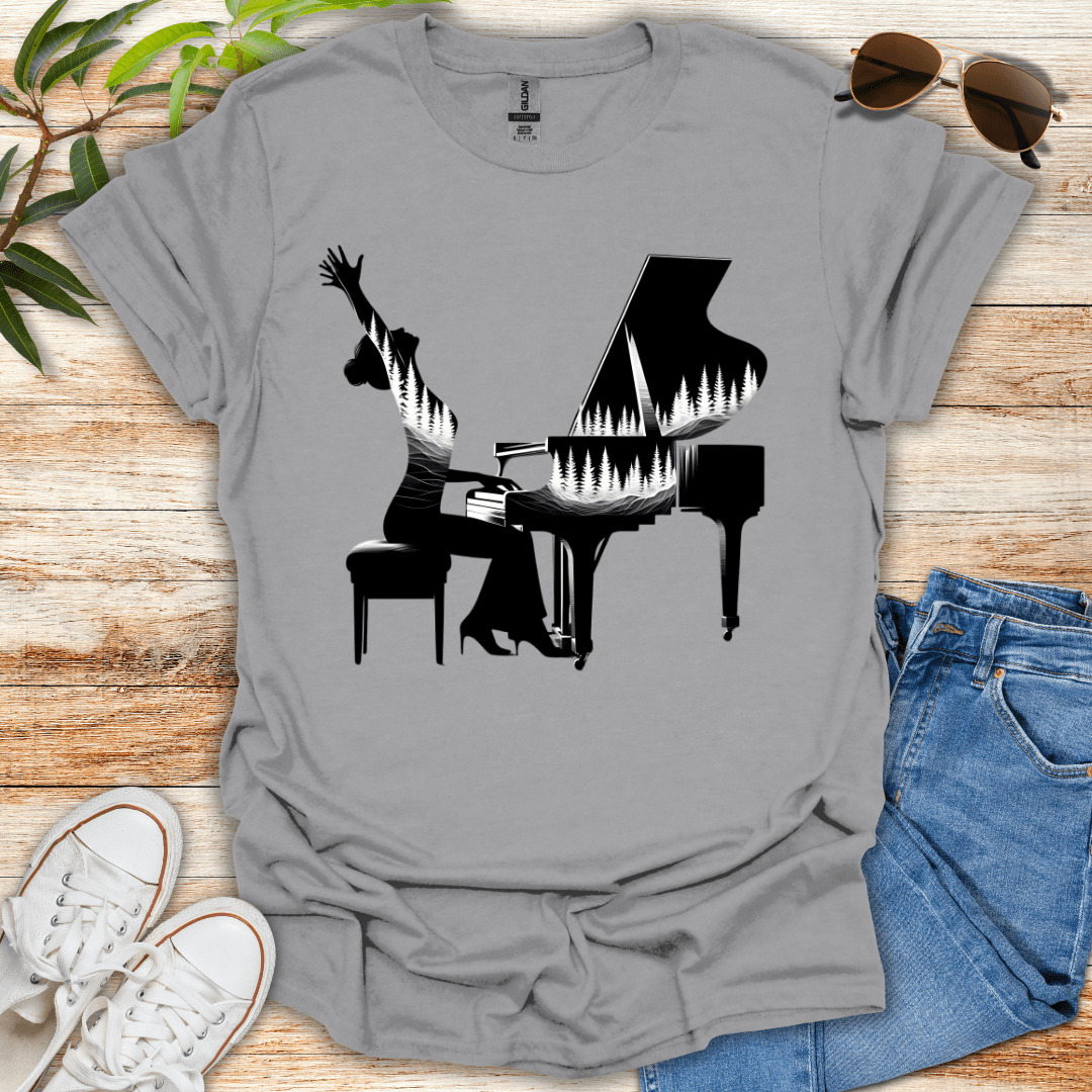 Piano Silhouettes Tee