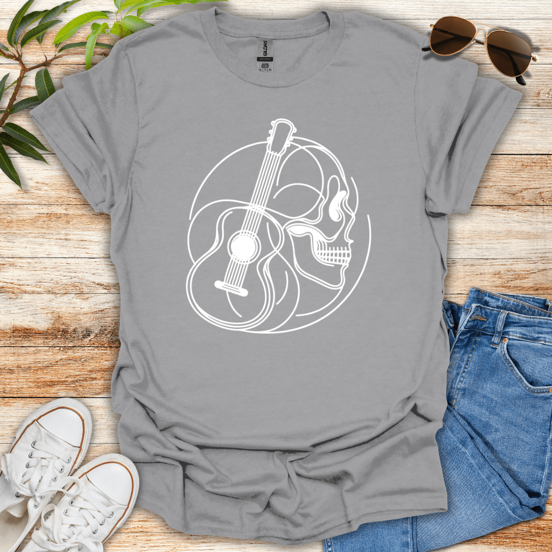 Strings and Bones Dark Tee