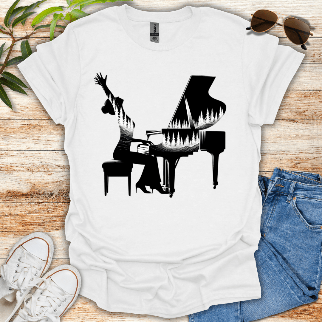 Piano Silhouettes Tee